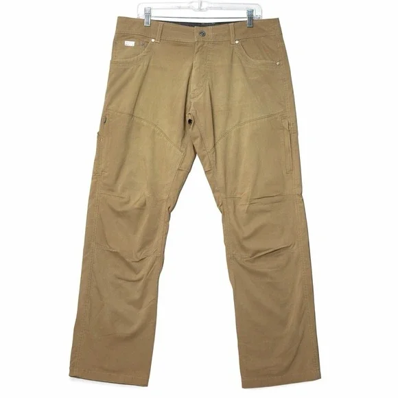 Kuhl Konfidant Air Pants Mens 34x30 Khaki Hiking Tactical Outdoor - Picture 1 of 16